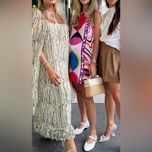 PUCCI PESCI AND MARMO-PRINT DRESS - Picture 5 of 8